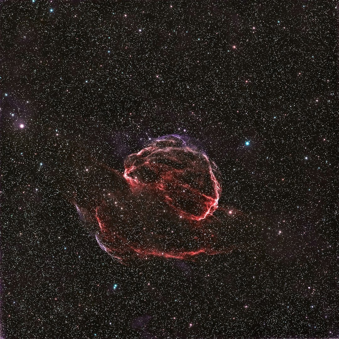A very large object in the middle of the sky