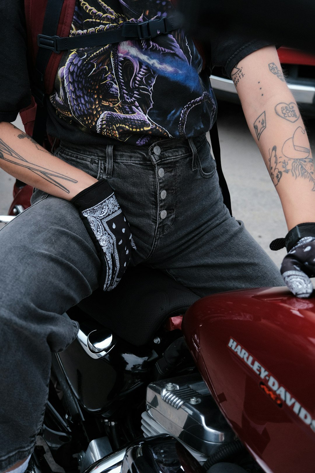 a person wearing a garment