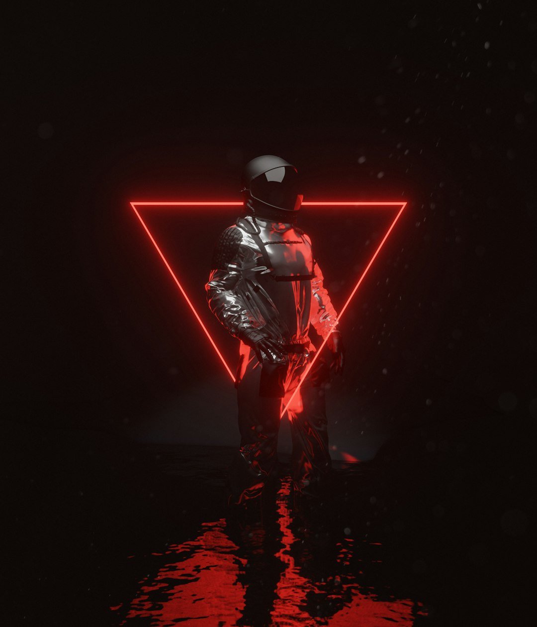 a person in a space suit