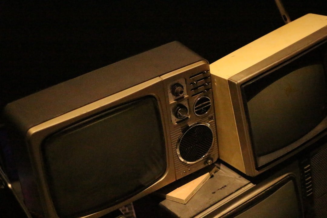3 CRT TVs photo