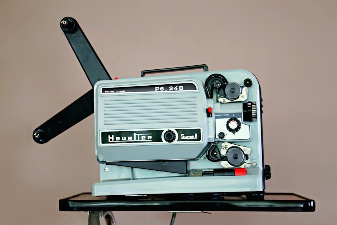 black and gray video camera