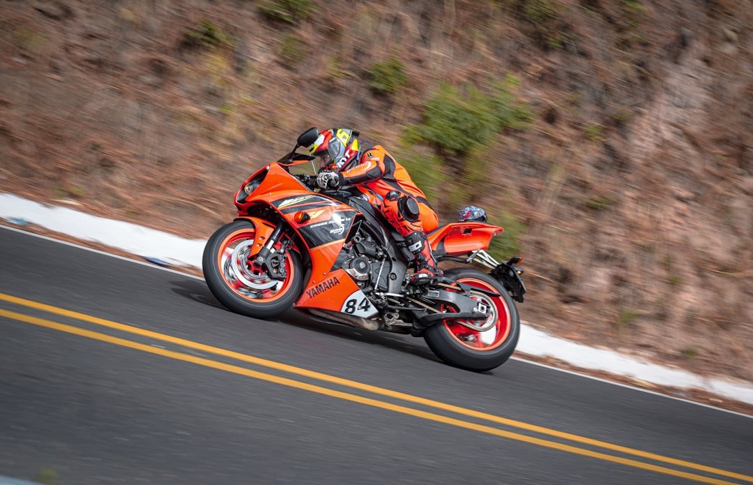a man riding a motorcycle