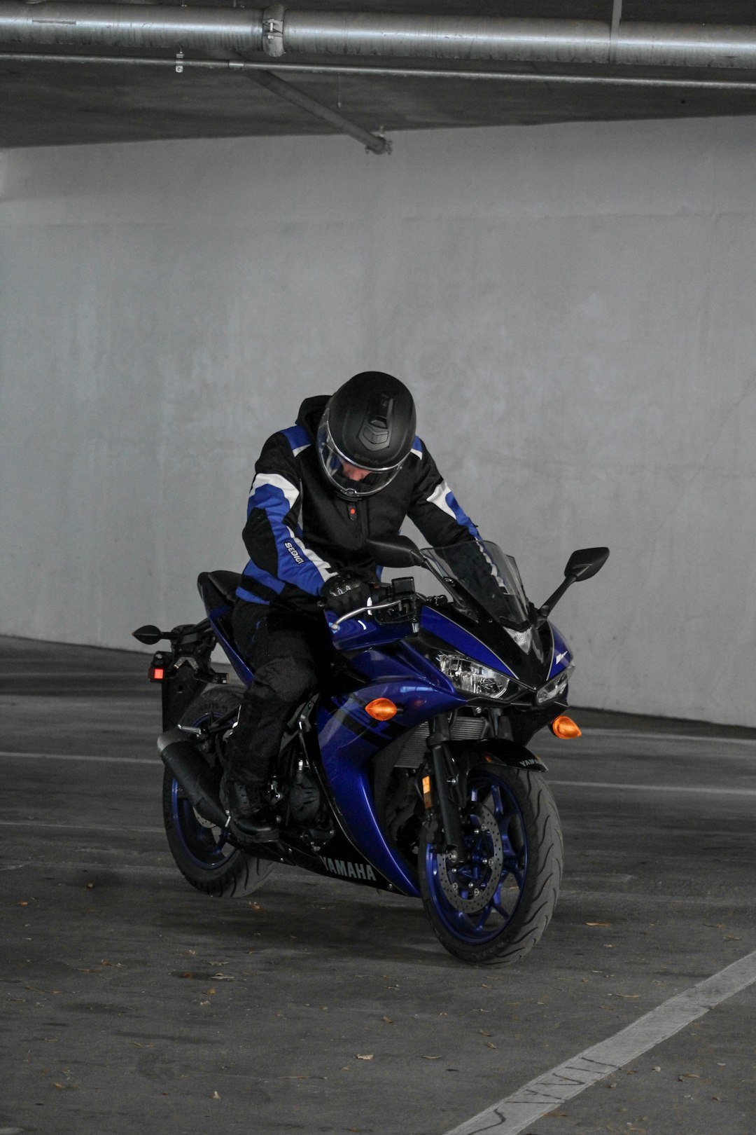 a man riding a motorcycle